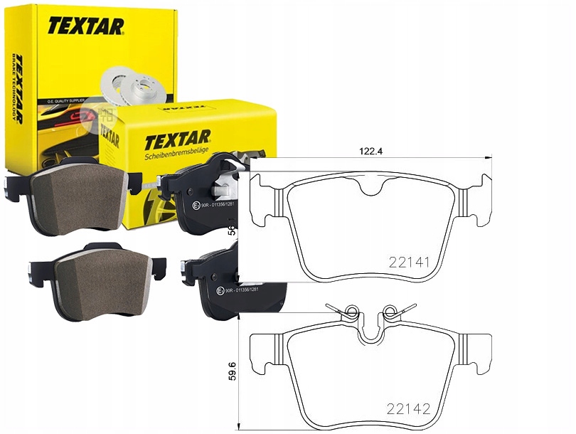 TEX2214101 Brzdové Kostky Volvo Zadní S90/V90/XC90 2,0 Asistent řidiče #33