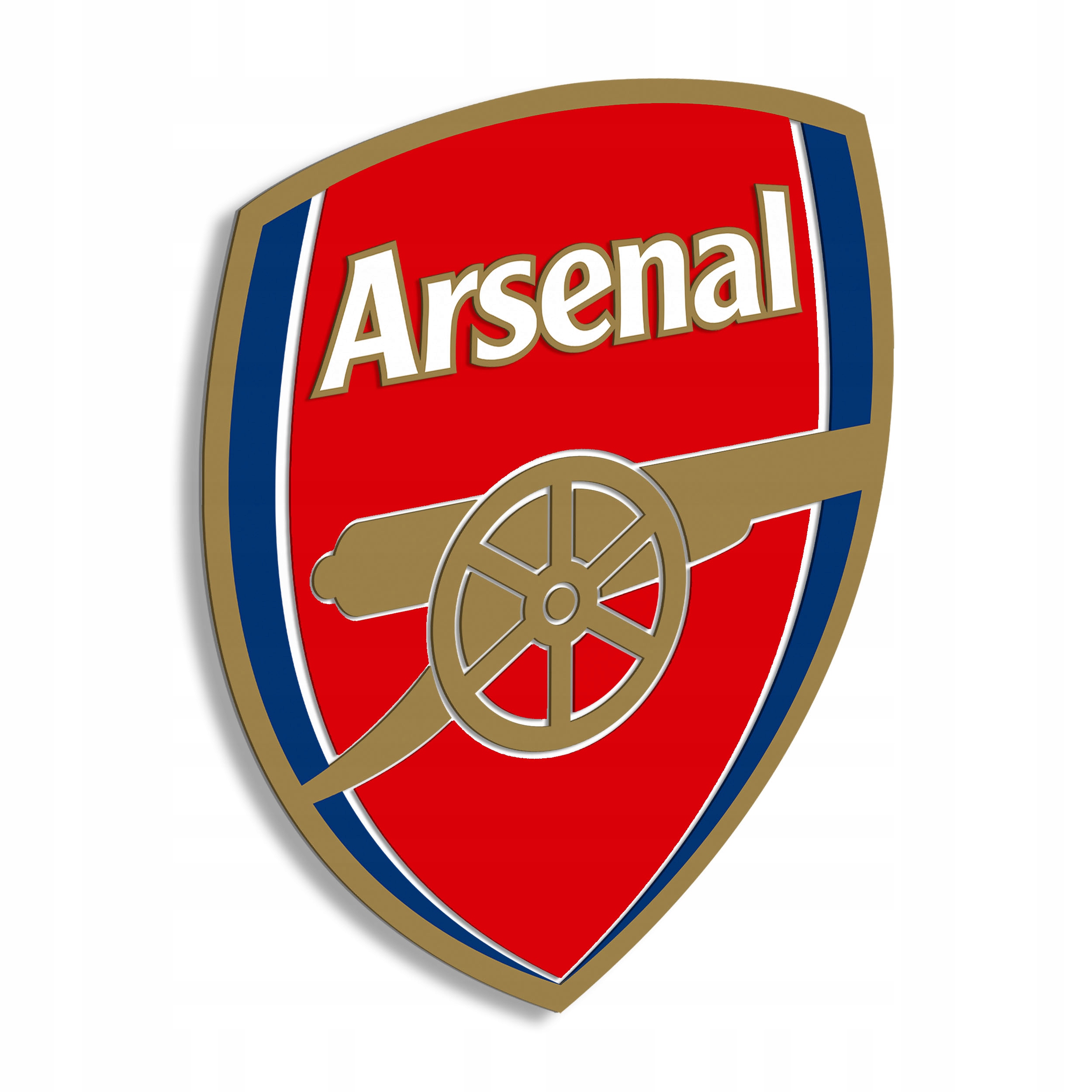 Drevený obraz 3D Football Arsenal Nástenná Dekorácia Darček