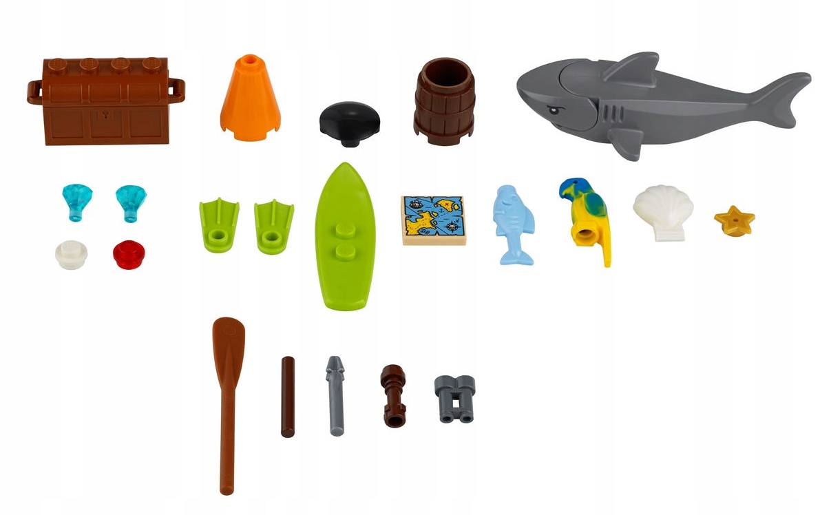 LEGO Xtra Morskie akcesoria 40341 Marka LEGO