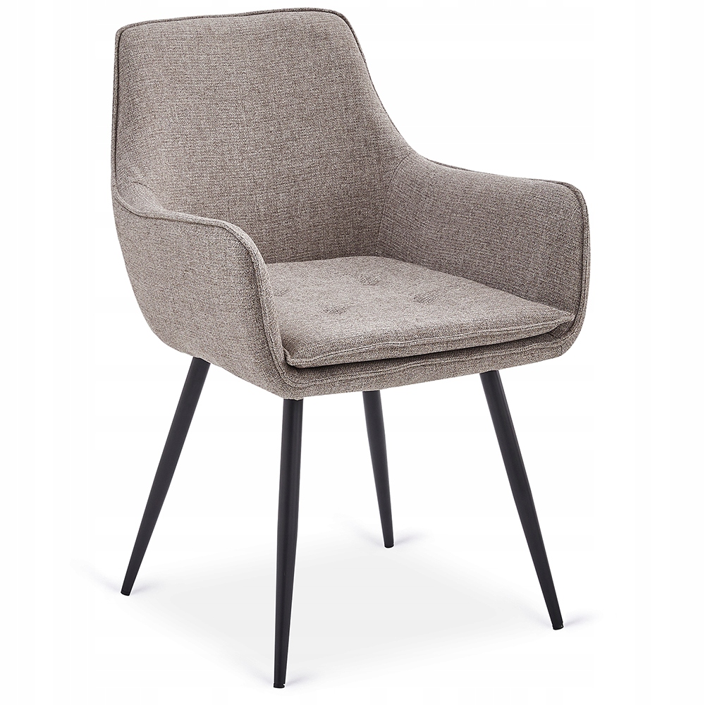 Čalouněná kelímková židle pro jídelnu v obývacím pokoji Hnědá Edrick