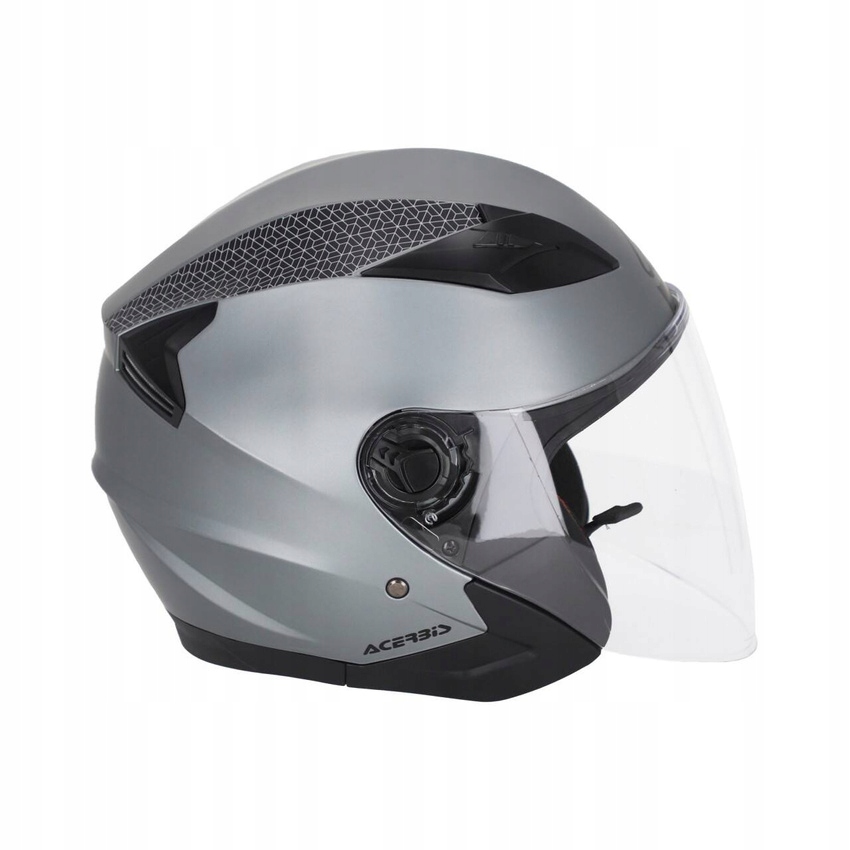 Otvorená Prilba Firstway 2.0 Jet Ece 22-06 Blenda Scooter Trial Farba Šedá