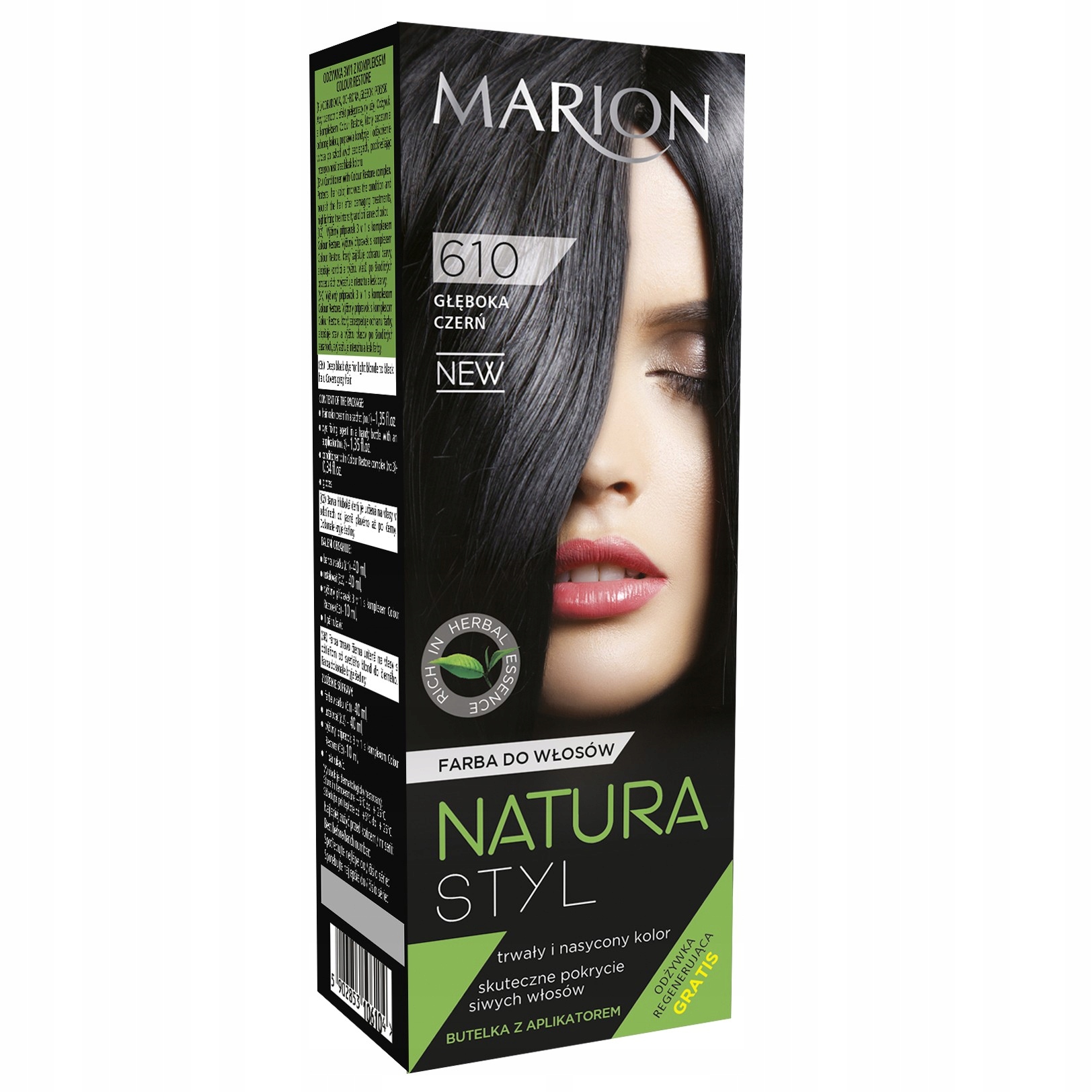 

Marion Farba do włosów Natura Styl nr 610 głęboka