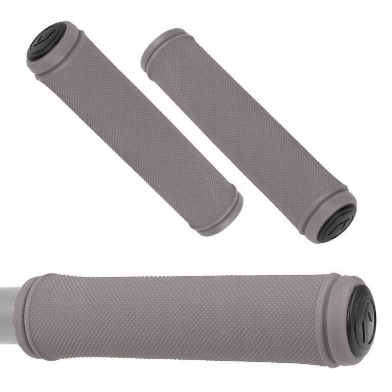 Chwyty gripy kierownicy rowerowej Accent Orion 130 mm, szare