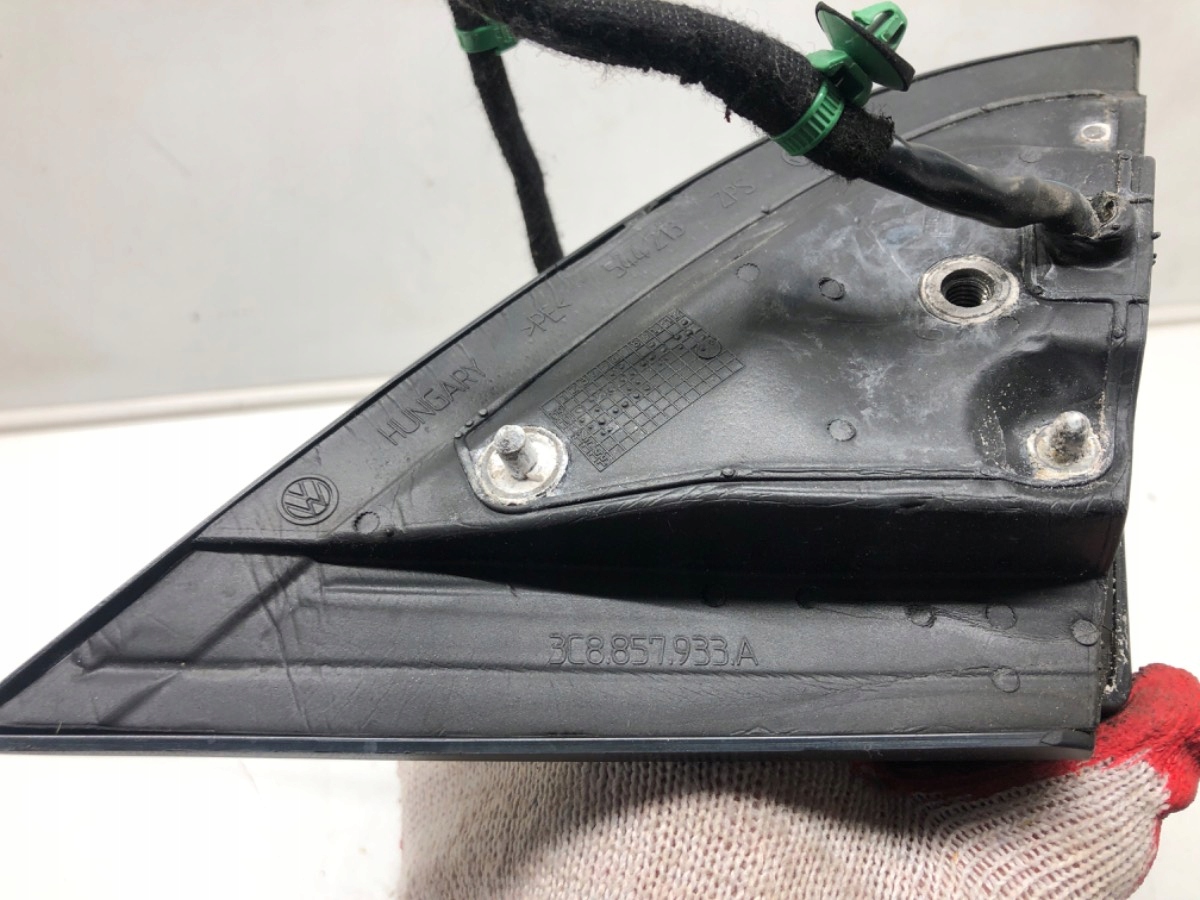 LUSTERKO LEWY VW CC B7 11-16 15PIN BIAŁE Typ szkła płaskie