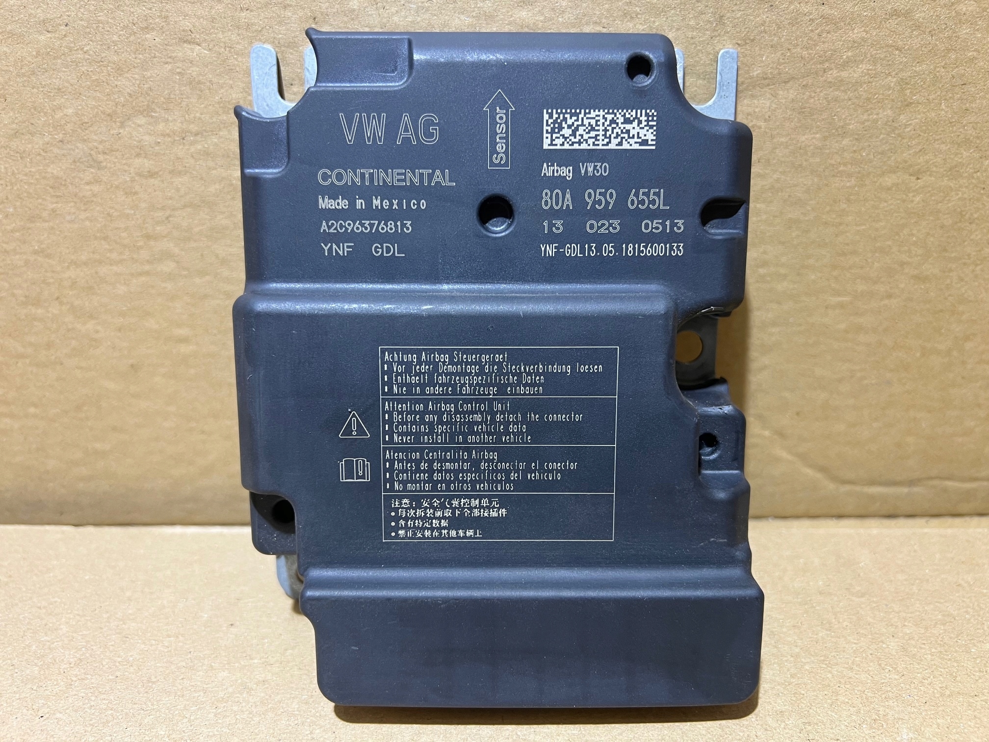 AUDI Q5 80A MOUDUL SENSOR airbag airbag 80A959655L