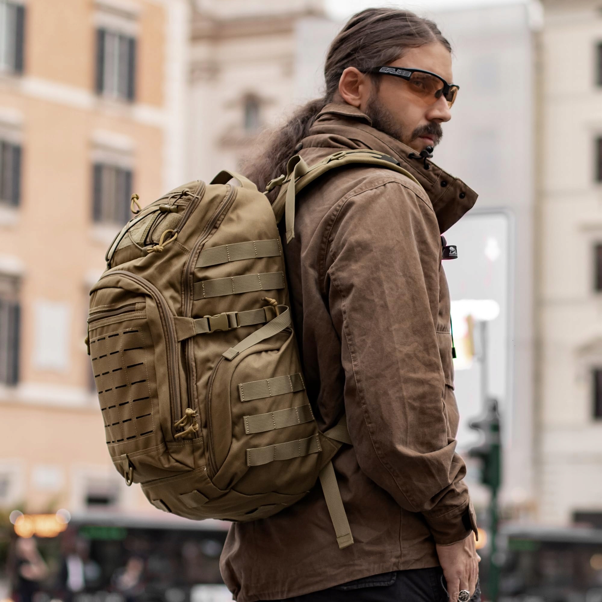 MARDINGTOP Plecak 30L Molle Na Laptop Do Miasta Biznesu I Podróży — miniatura 7