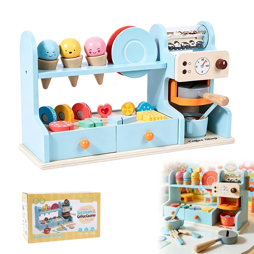 Kawiarnia Montessori Lodziarnia Drewniana Express 3+ lat