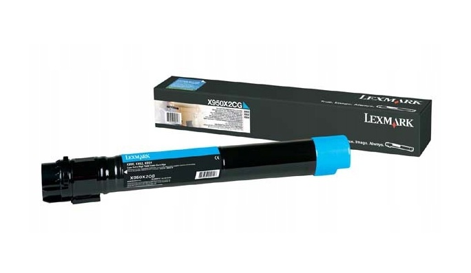 Toner Lexmark X950X2CG C Originál cyan X950dhe X952de X952dte X954