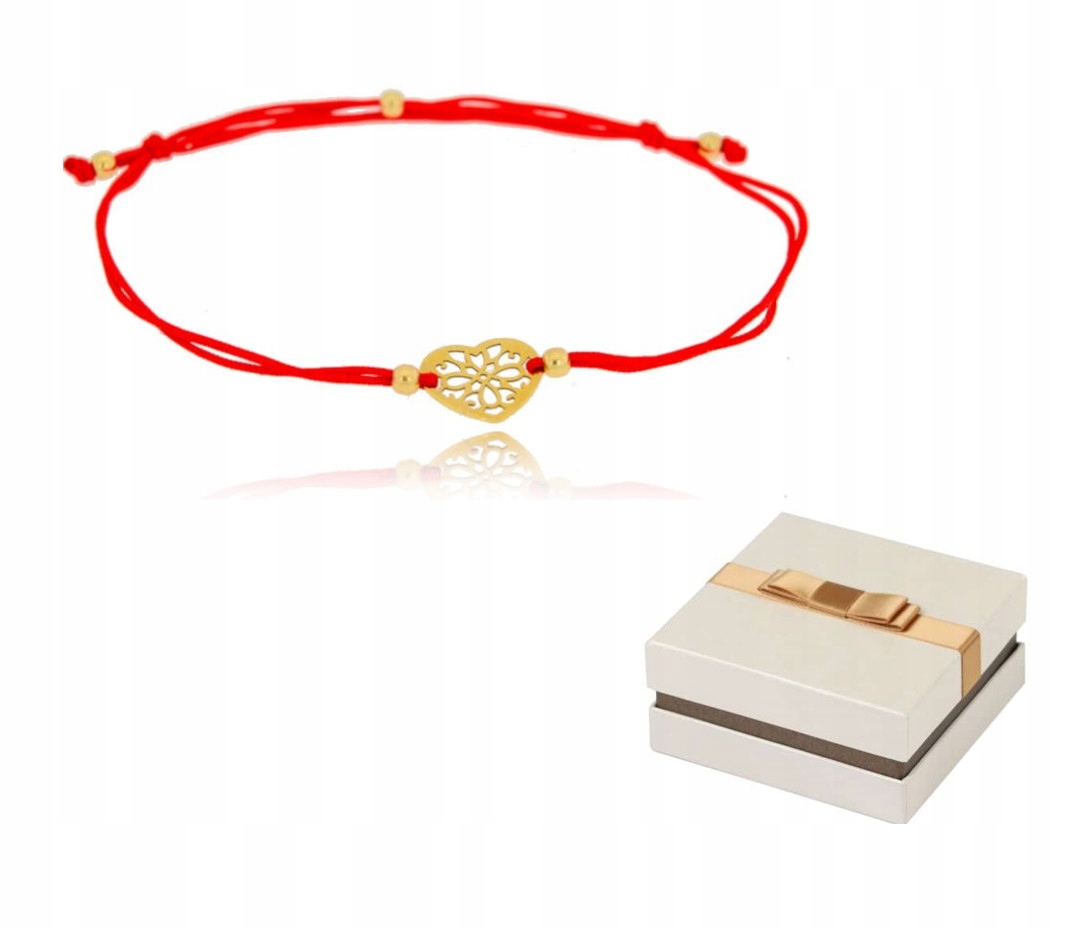 Zlatý náramek Ažurové srdce BZ25