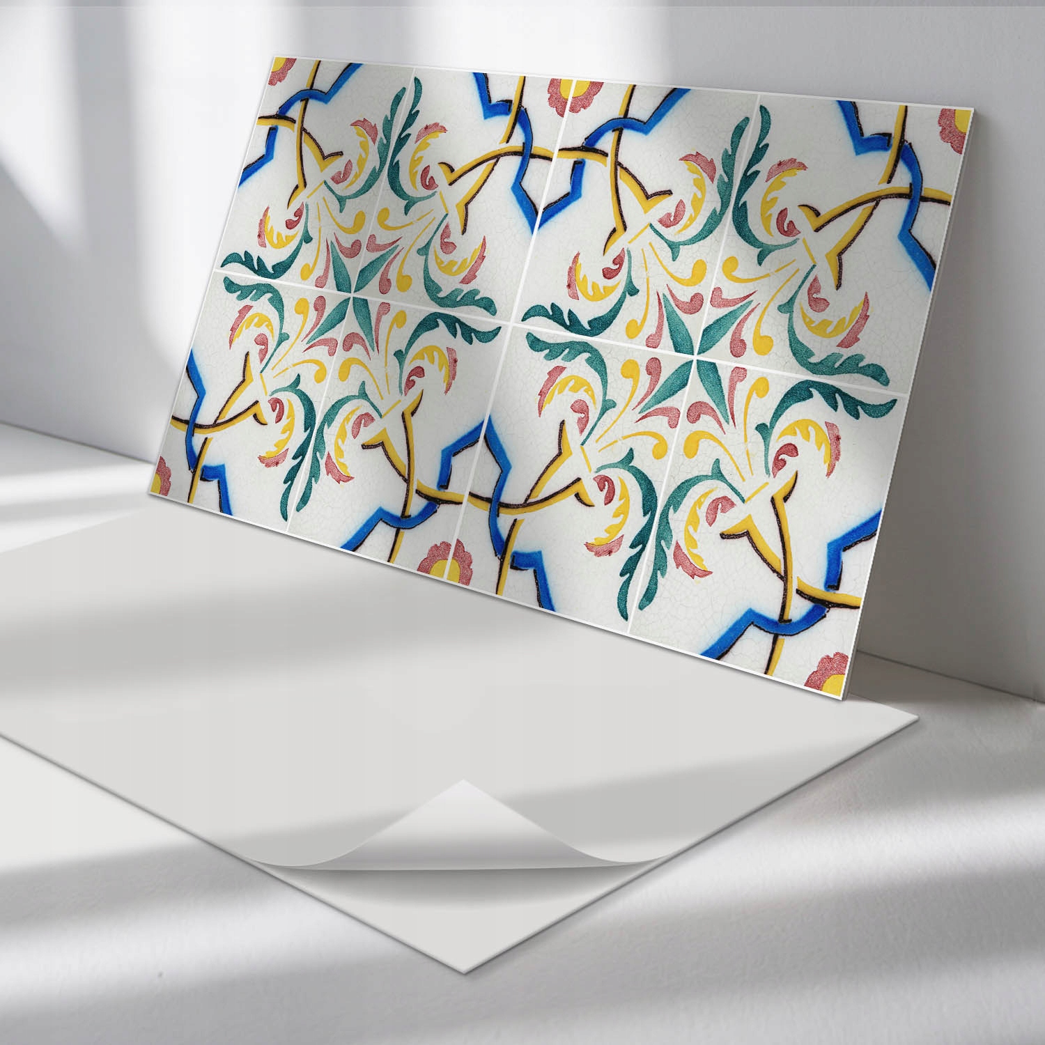 Sada nástenných vinylových panelov Rastlinný vzor s ornamentami 6x60x30 cm