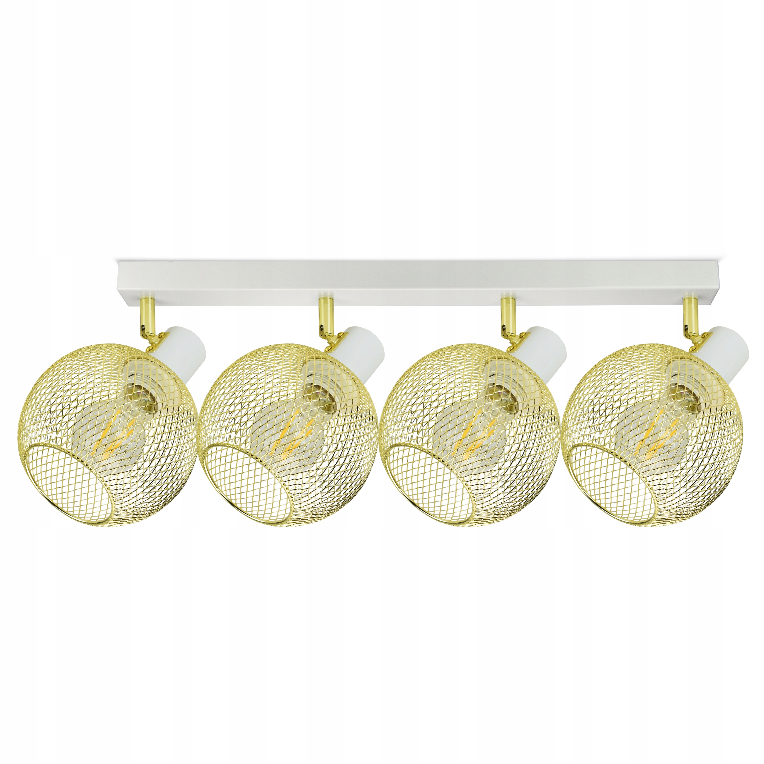 Stropní Svítidlo Lustr Stropní Svítidlo Gold Globe 488-BG4 Led 4xE27 Led Pohyblivá