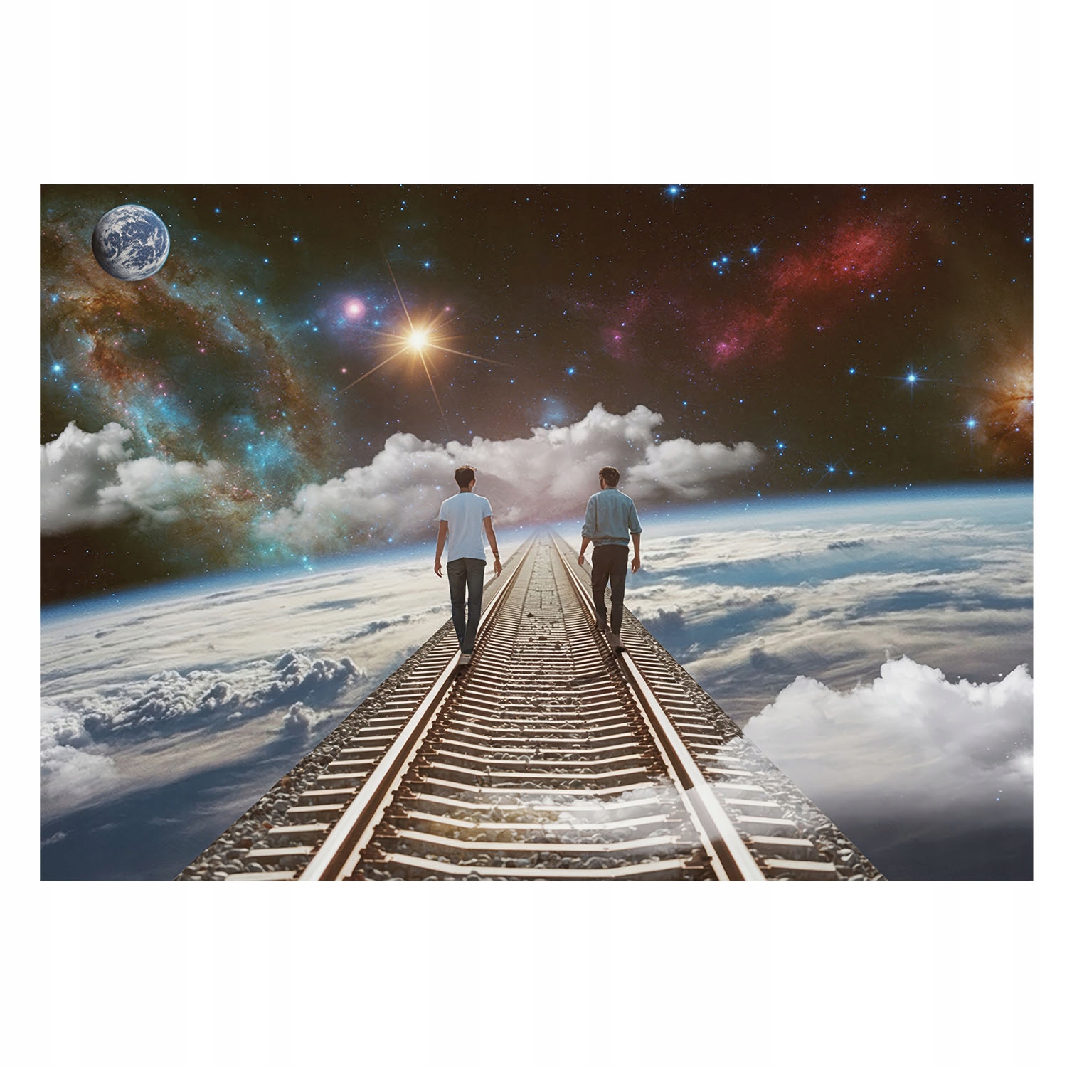 Fototapeta na vliese Tapeta do izby Vesmírna púť 312x219 lepidlo