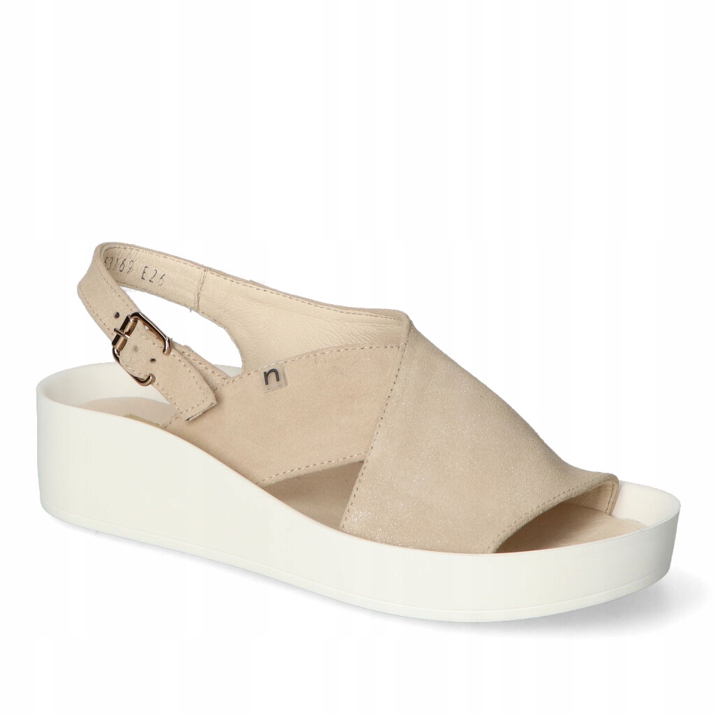 Sandály Nessi 22219 Béžová 10 semiš 36