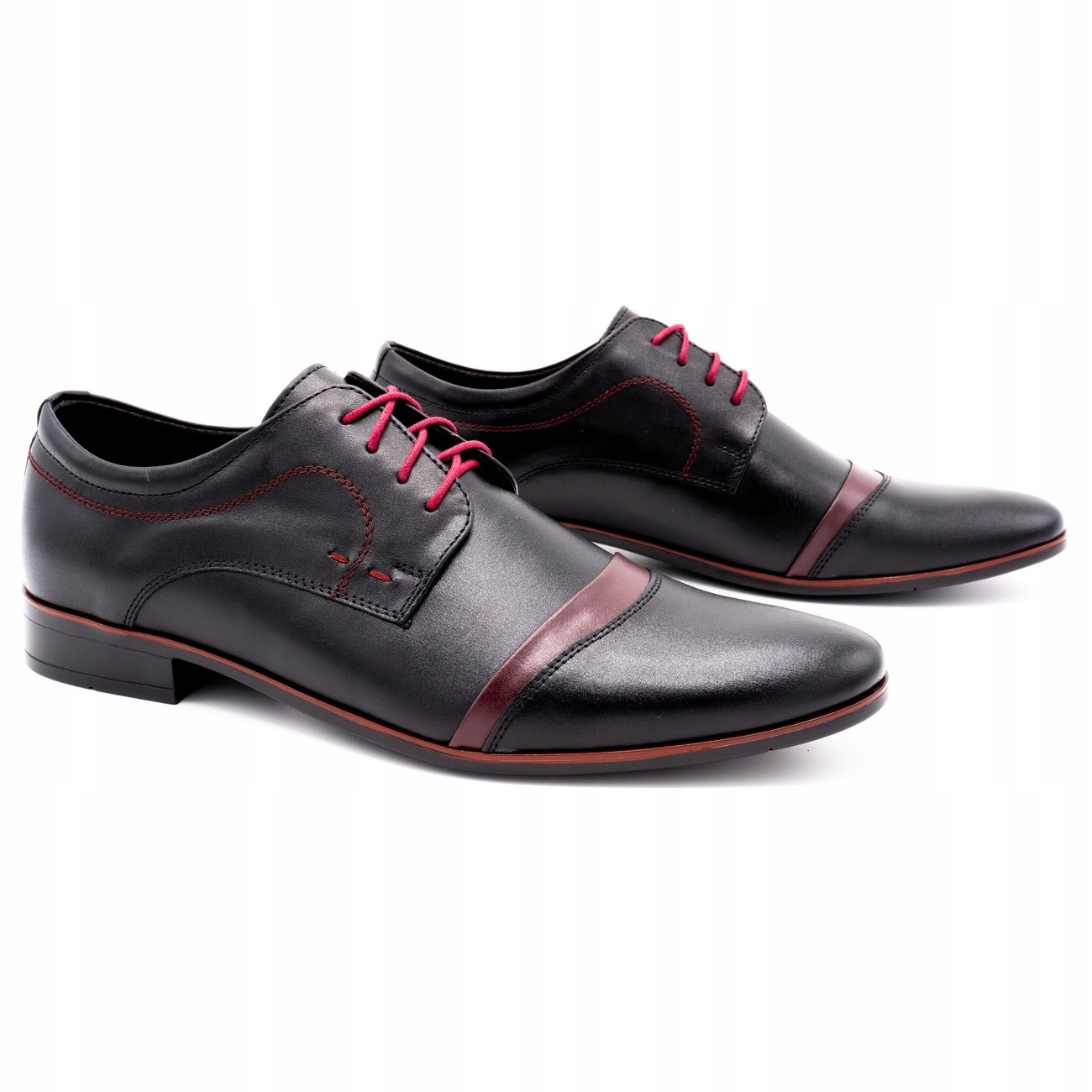 

Buty Eleganckie Pantofle Wizytowe 210LU Czarne 40