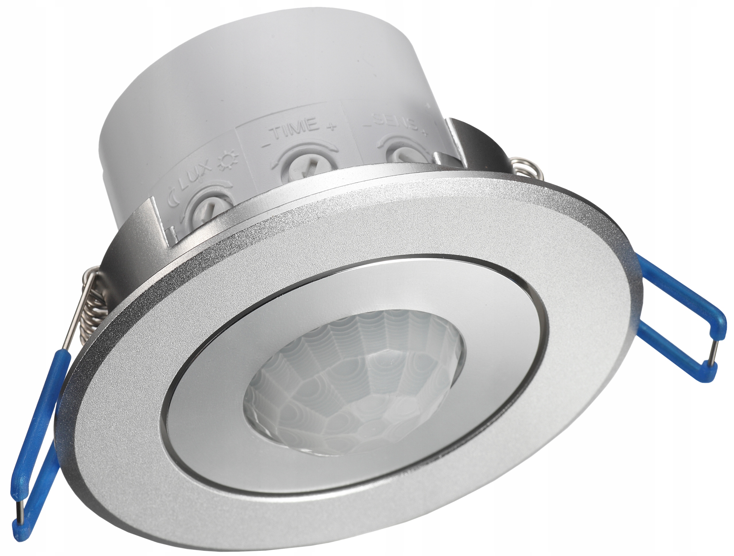 

Czujnik Ruchu Sufitowy Płaski Srebrny Led Pir 360°