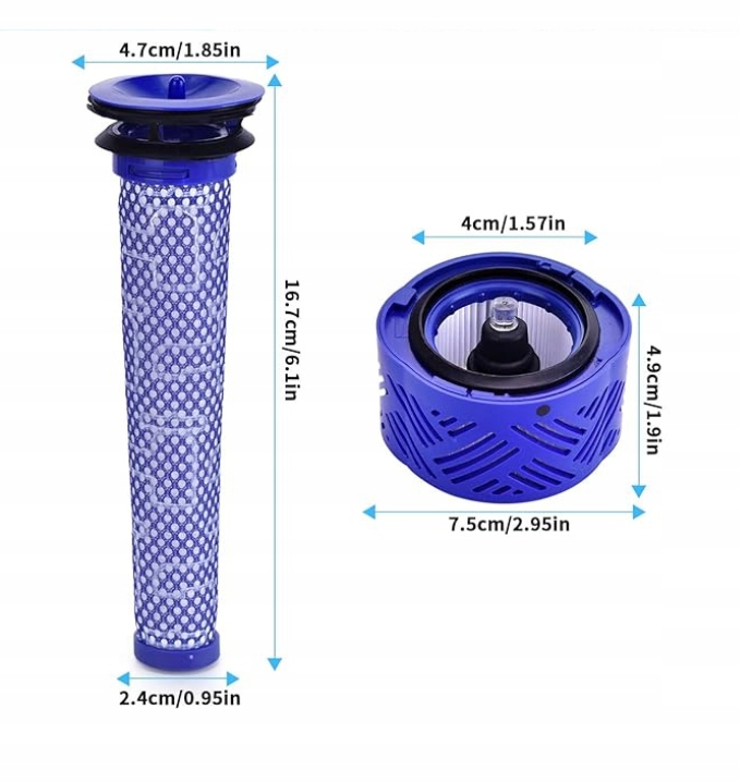 Filtry do odkurzacza Dyson V6 Model 966741-01 i 965661-01