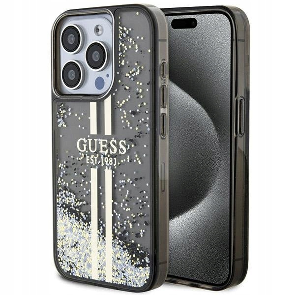 Guess pouzdro pro iPhone 15 Pro 6.1", černé