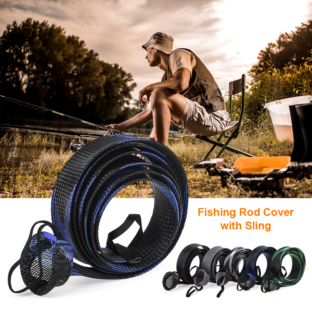 190 cm Cover Rod Cover Spinning Rleeve Cover Fishing Sock Sock Rękaw WK