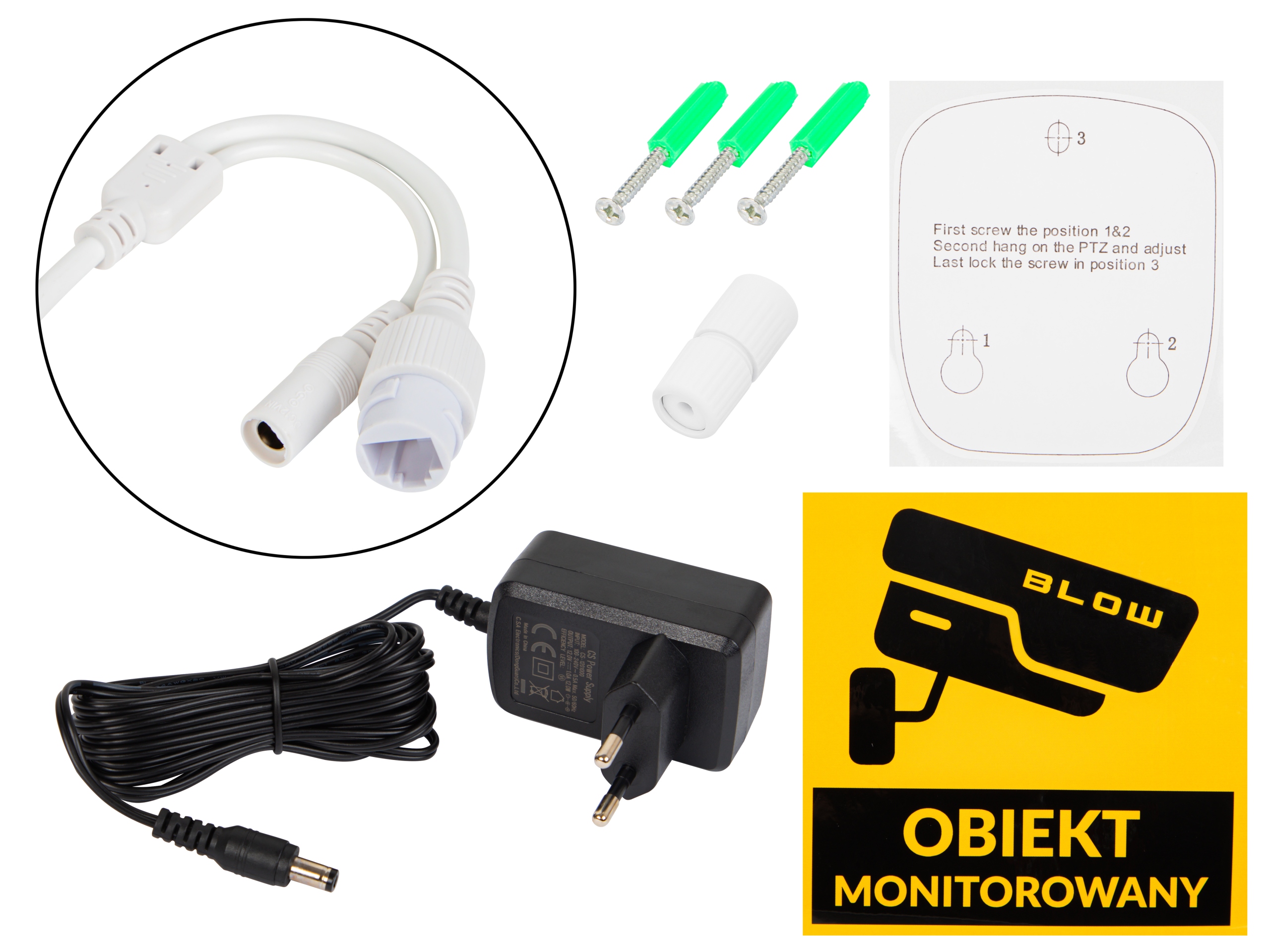 KAMERA 8MPx WIFI IP OBROTOWA ICSEE SMART HD ZEWNĘTRZNA PTZ ZOOM DETEKCJA Marka Blow