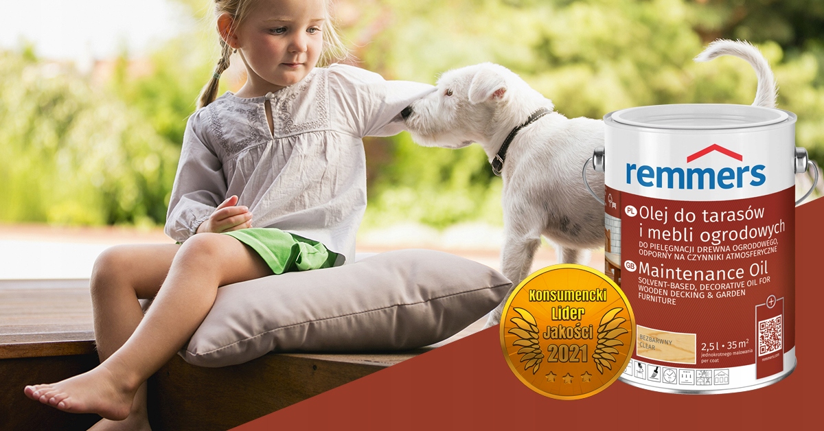 OLEJ DO TARASÓW REMMERS 5L BEZBARWNY Marka Remmers