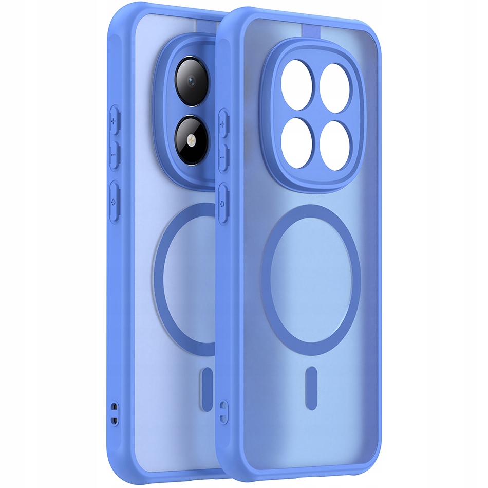 Techsuit etui HaloFrost II Xiaomi Redmi Note 15 Pro 5G jasnoniebieskie