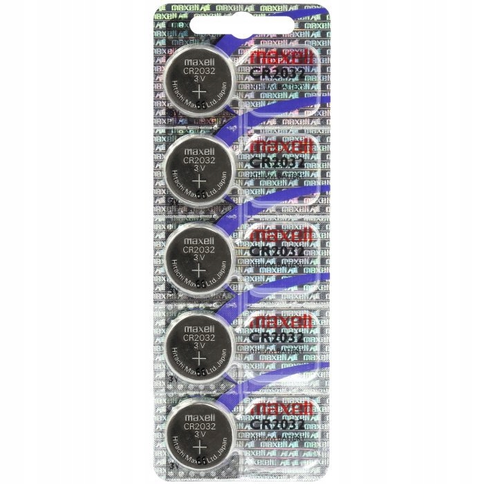 

Baterie litowe Maxell CR2032 CR-2032 SB-T51 5 szt.