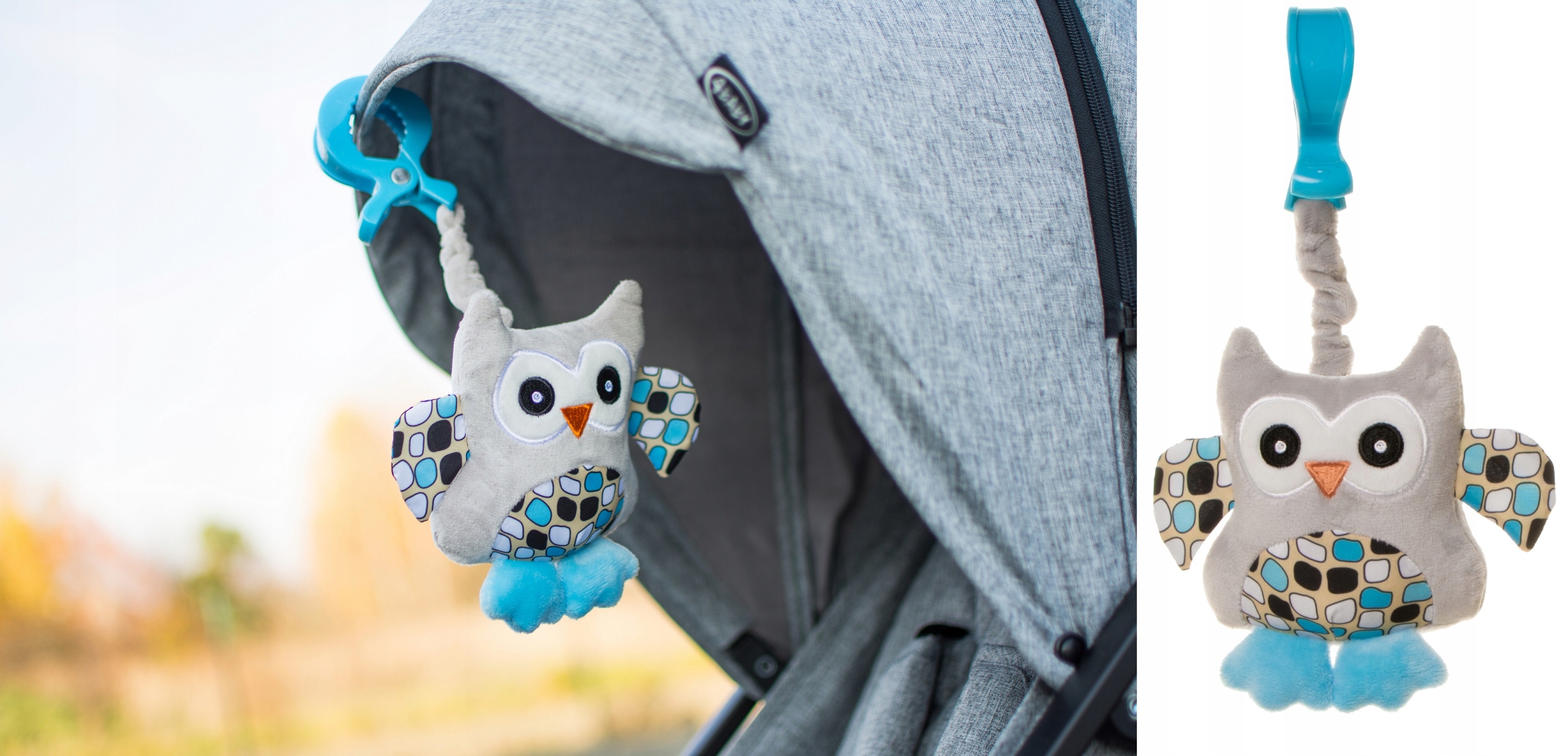 4BABY ZABAWKA PISZCZAŁKA SÓWKI DO WÓZKA FOTELIKA ŁÓZECZKA Rodzaj zawieszki