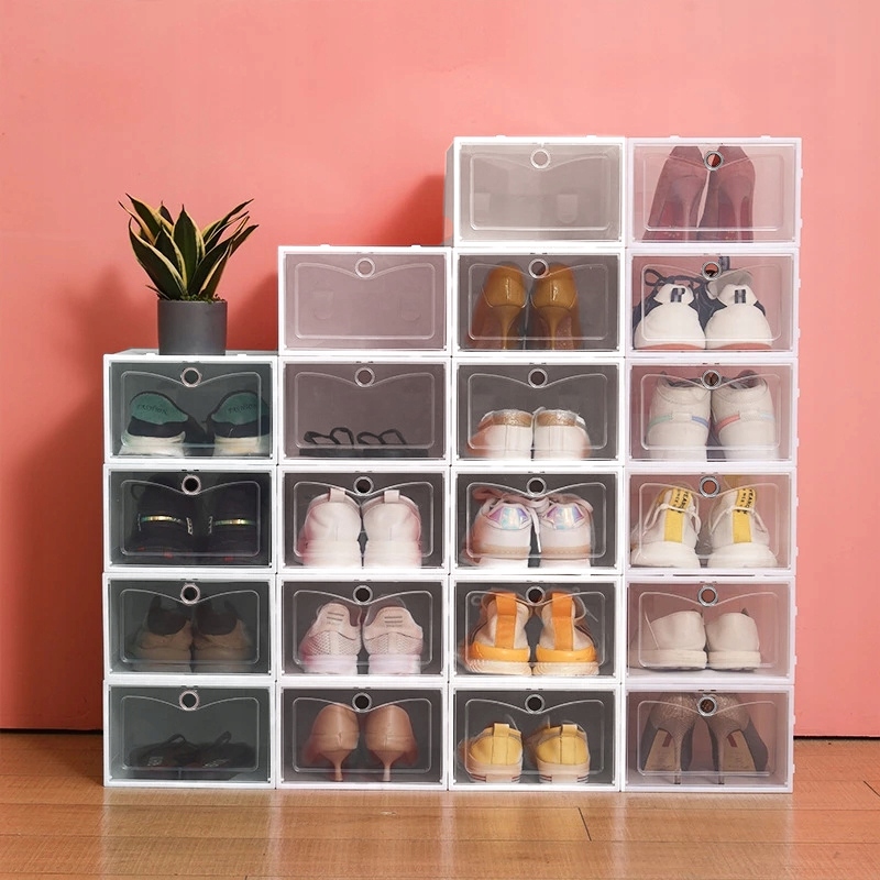 6 X PUDEŁKO POJEMNIK ORGANIZER NA BUTY Z KLAPKĄ Marka Springos