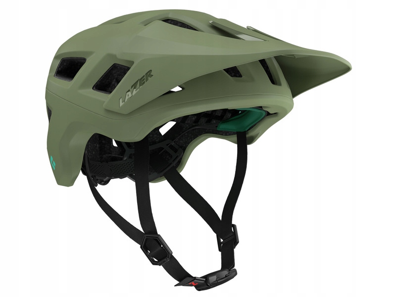 Kask rowerowy Lazer Coyote KinetiCore Zielony mat Mtb (rozmiar S)