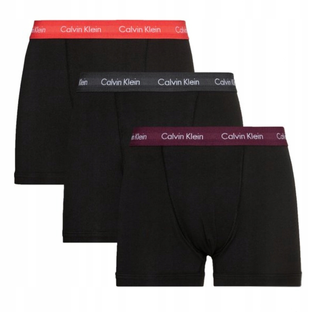 Calvin Klein Spodní Prádlo Boxerky černá 3-pack velikost S