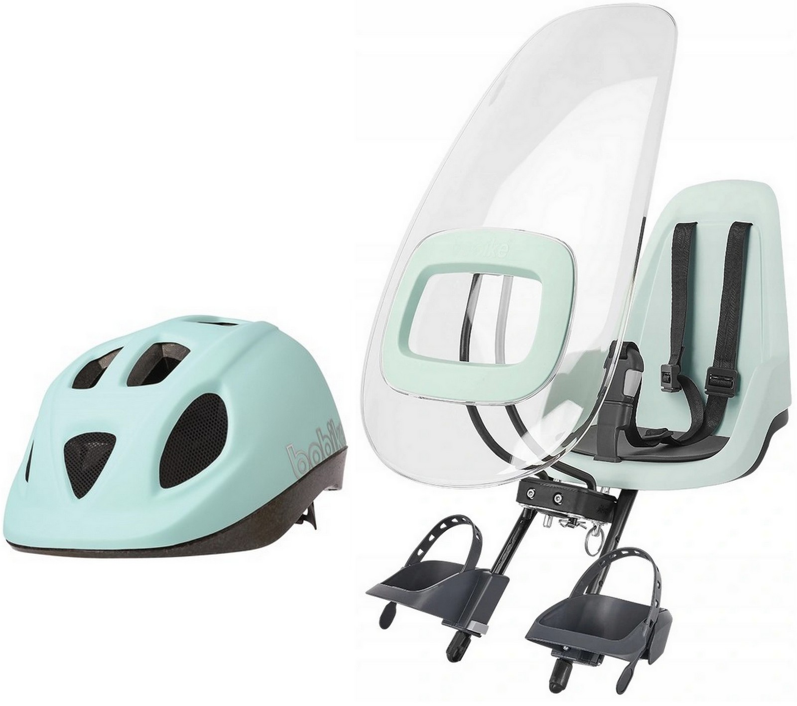Fotelik rowerowy dla dzieci Go mini 9-15kg PRZÓD +OSŁONA+KASK Model MINI GO