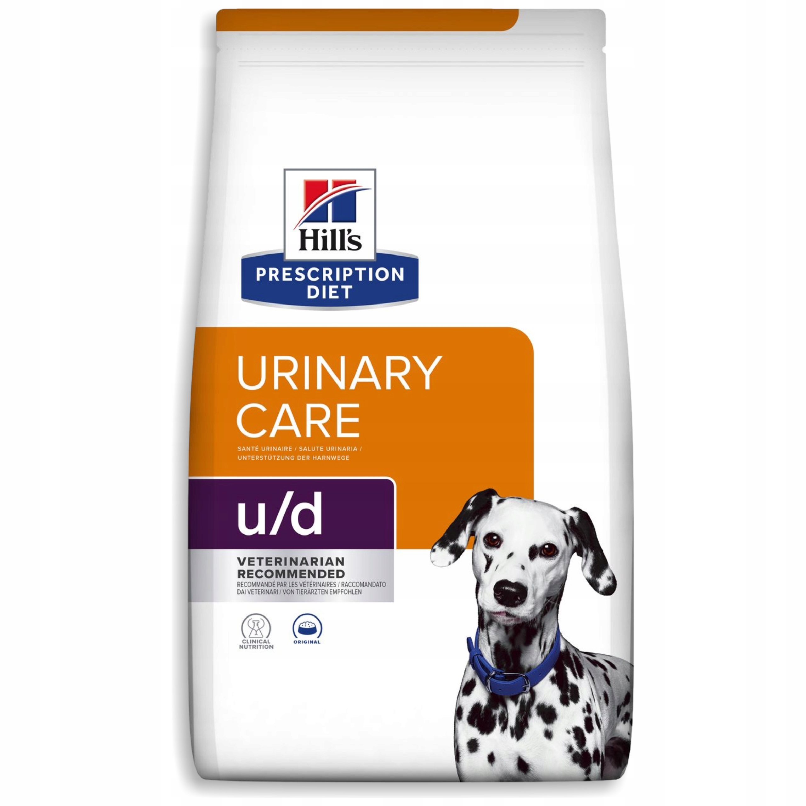 Hill's Pd Canine U/d Urinary Sucha Karma dla Psów na Układ Moczowy 4kg