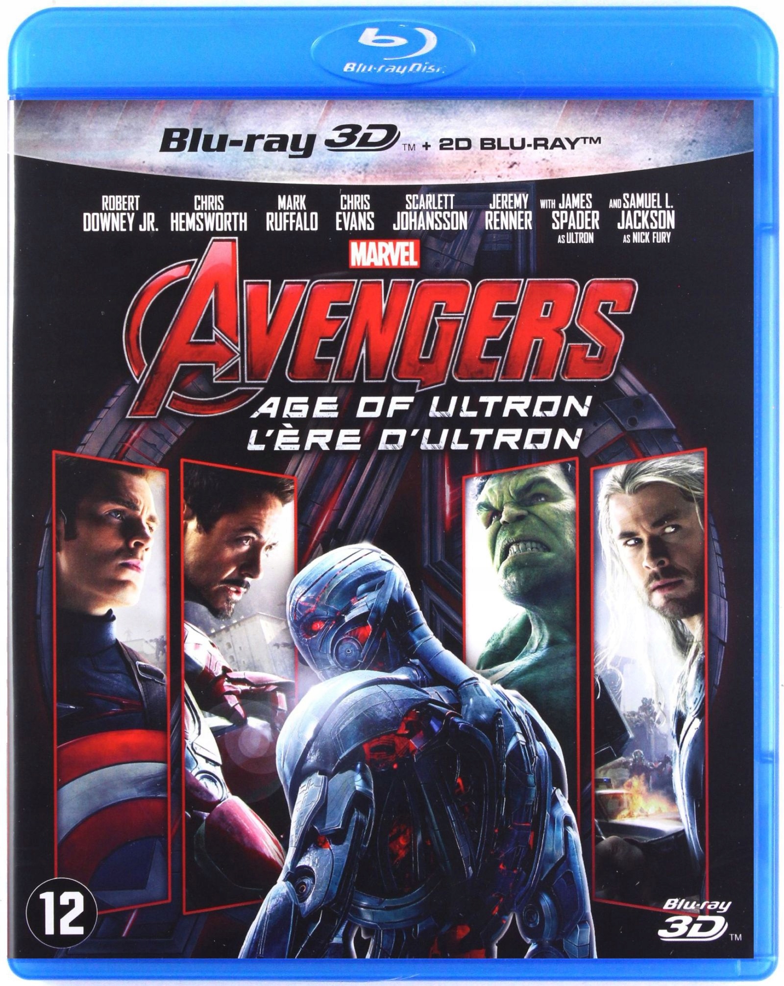 AVENGERS: AGE OF ULTRON (AVENGERS: CZAS ULTRONA) (BLU-RAY 3D)+(BLU-RAY)