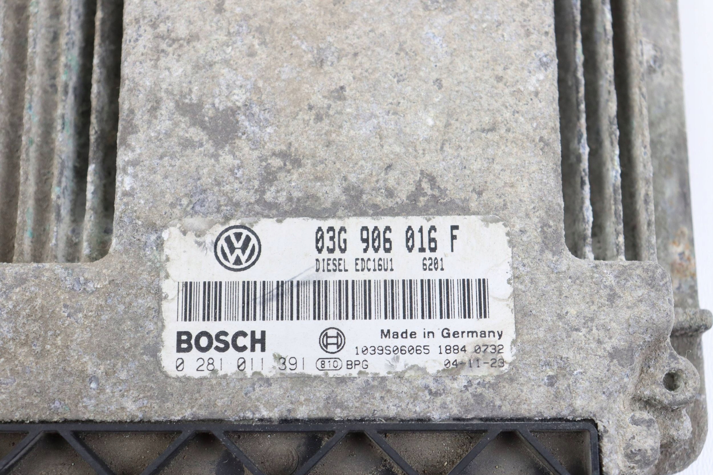 SKODA OCTAVIA II computer control unit of the engine 2.0 TDI 03G906016F
