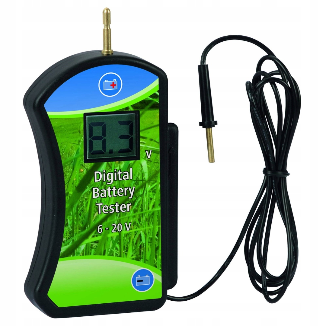 Digitální tester, měřič baterie, rozsah 6-20 V Kerbl