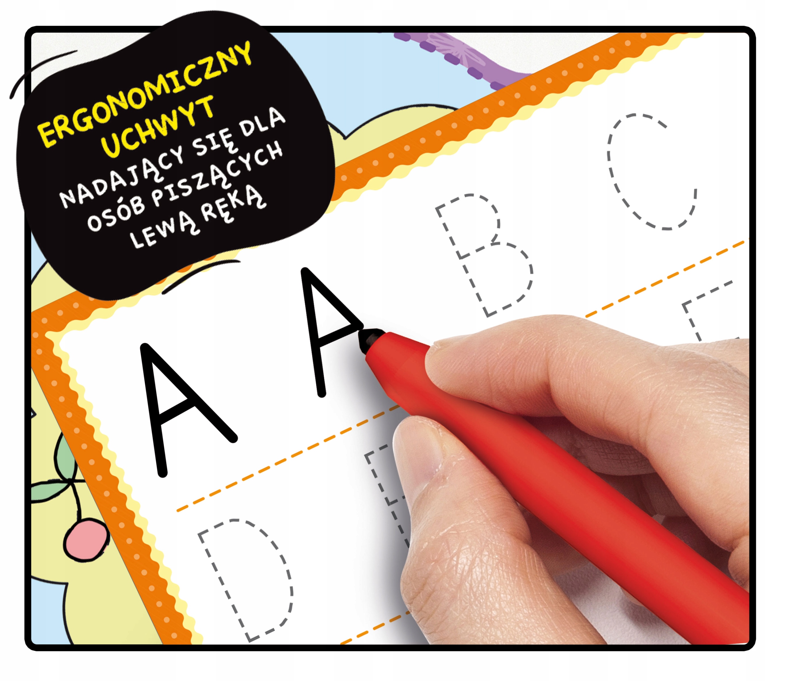 LIŚCIANI MONTESSORI PEN DŁUGOPIS 32 TABL 97203 Rodzaj nauka pisania