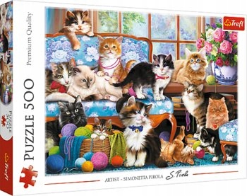 

Puzzle 500 Kocia rodzina 37425