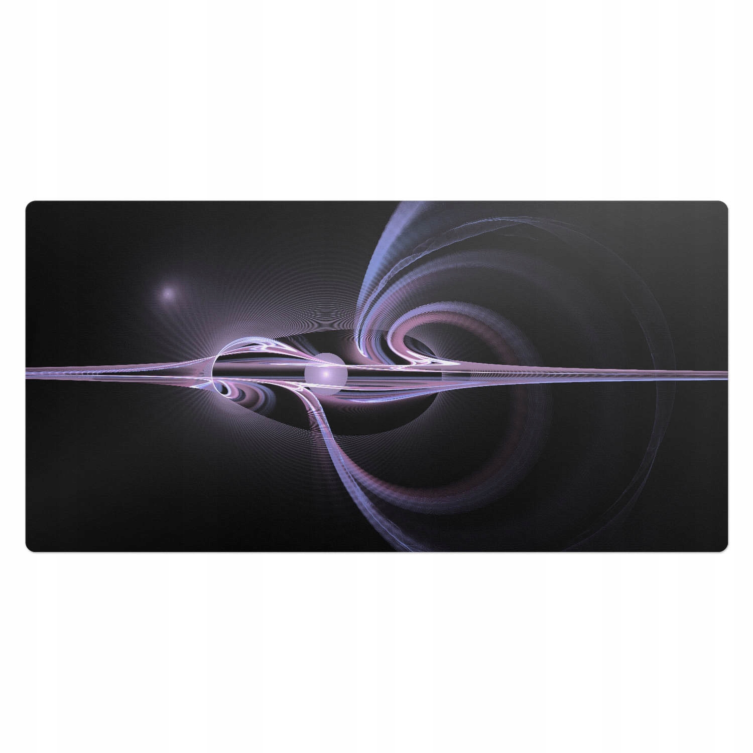 Podložka na psací stůl pod klávesnici a akcesoria Fraktální spirála 100 x 50 cm