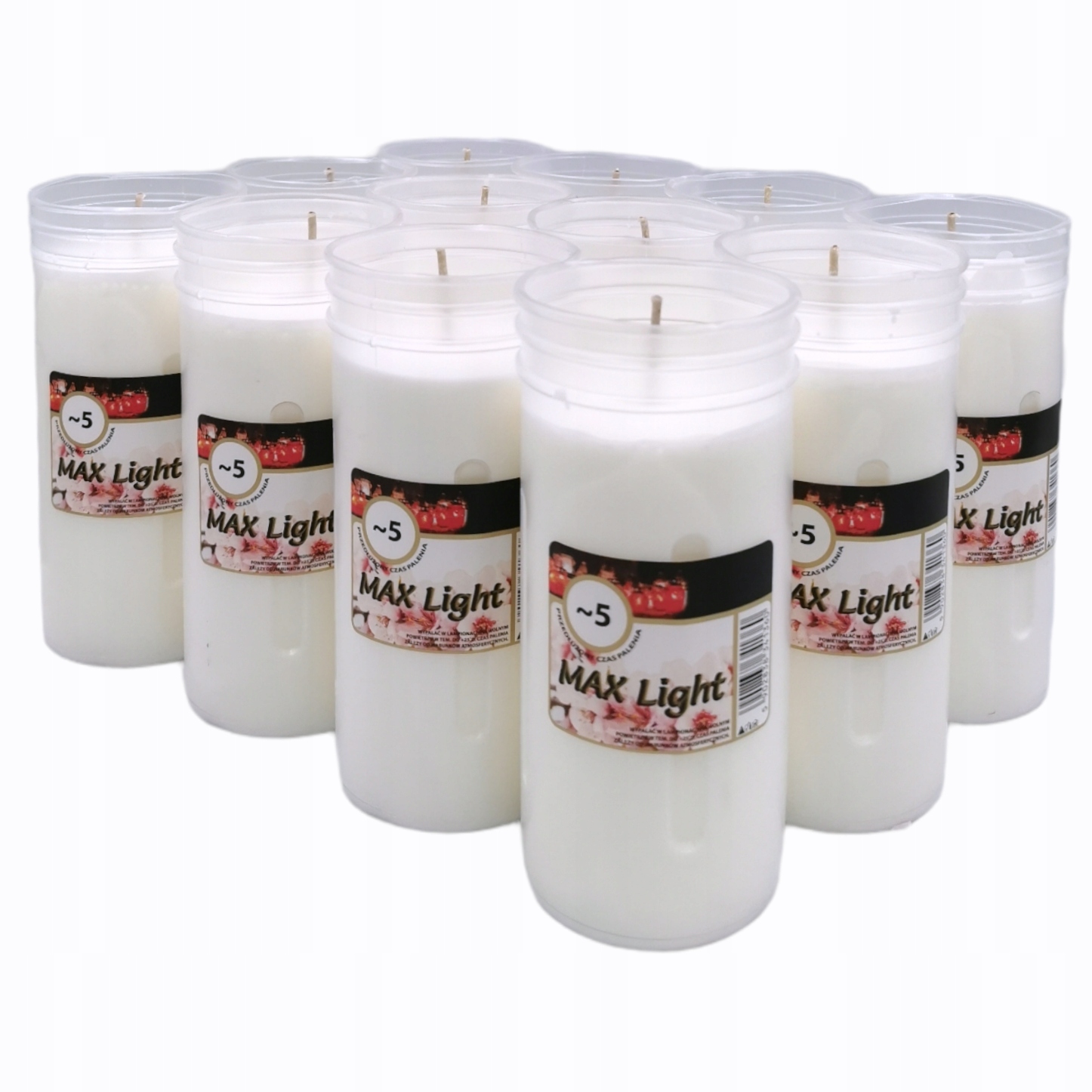

Wkłady do zniczy Max Light 5dni 12szt