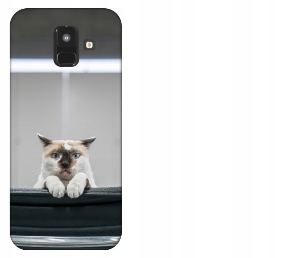 

Etui pokrowiec Samsung Galaxy A6 2018 Kot kotek sm