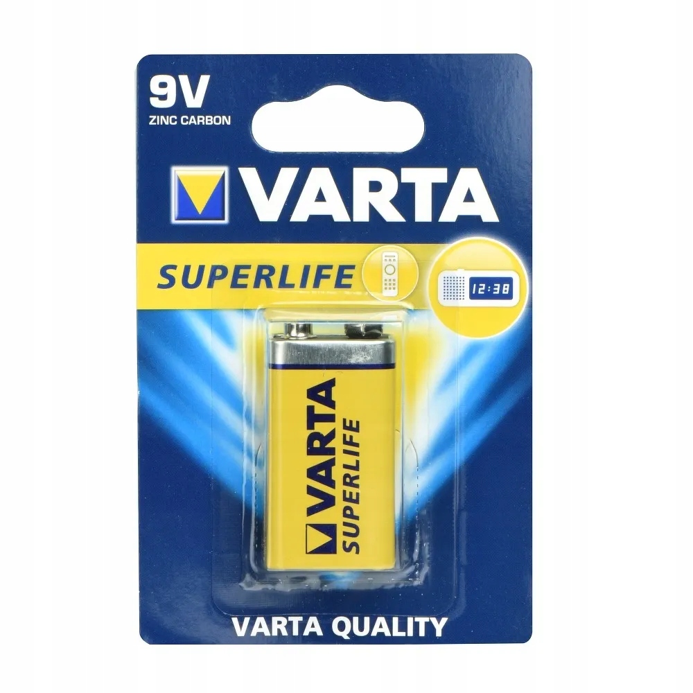 

Bateria Cynkowa Varta 9V 1 szt Superlife