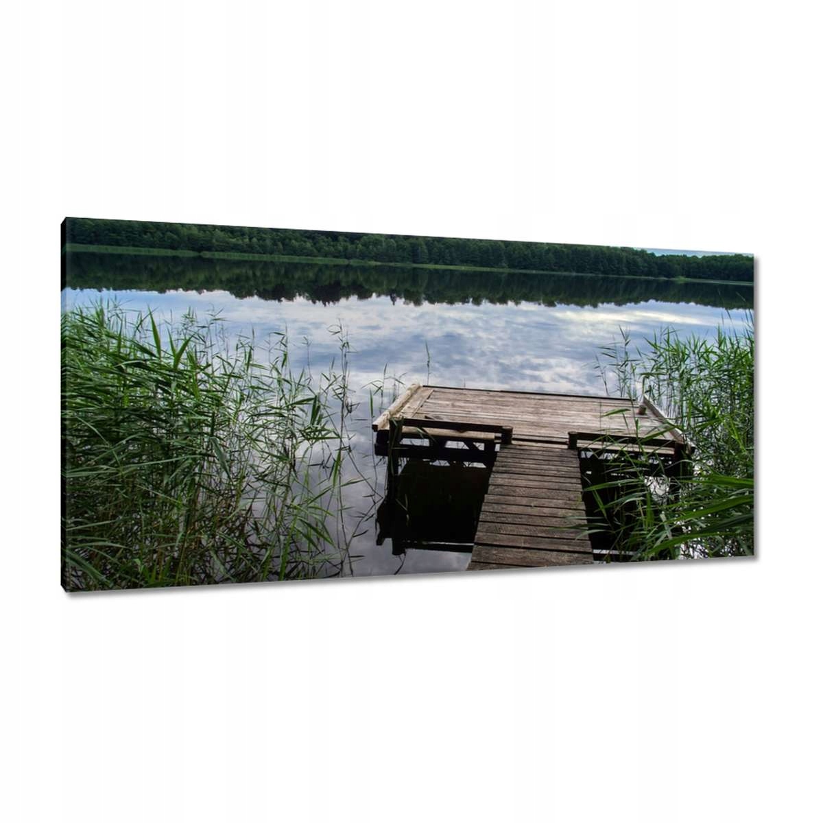Obrazy 115x55 Most pro rybáře