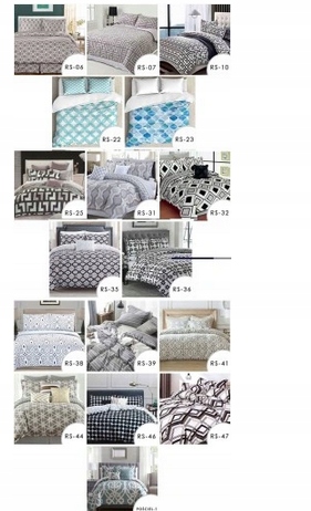 KOMPLET POŚCIELI 160x200 GRUBA BAWEŁNA POŚCIEL Wymiary kołdry 160x200cm