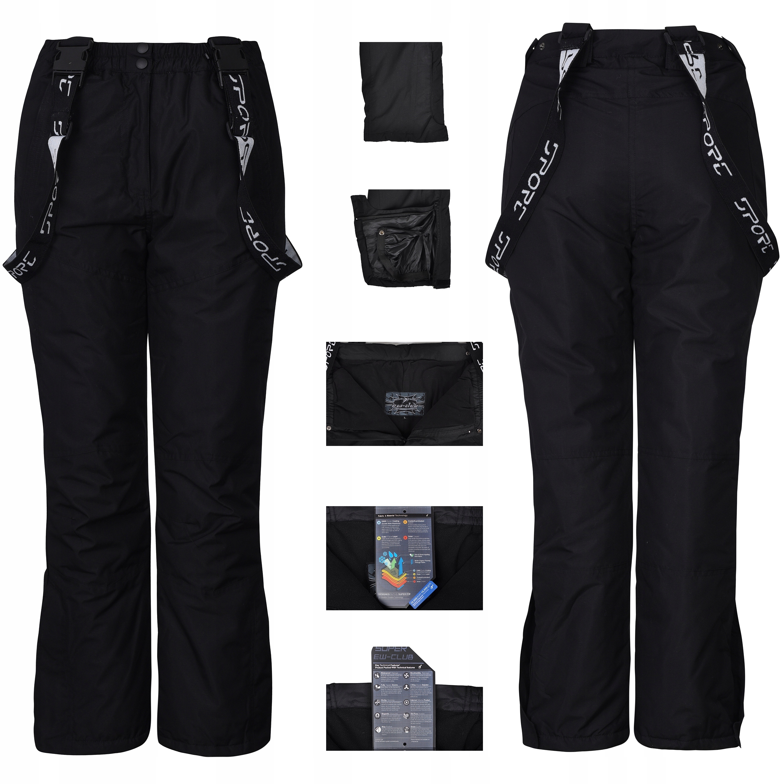 L19 roz. XXL Damskie Spodnie Narciarskie 10.000