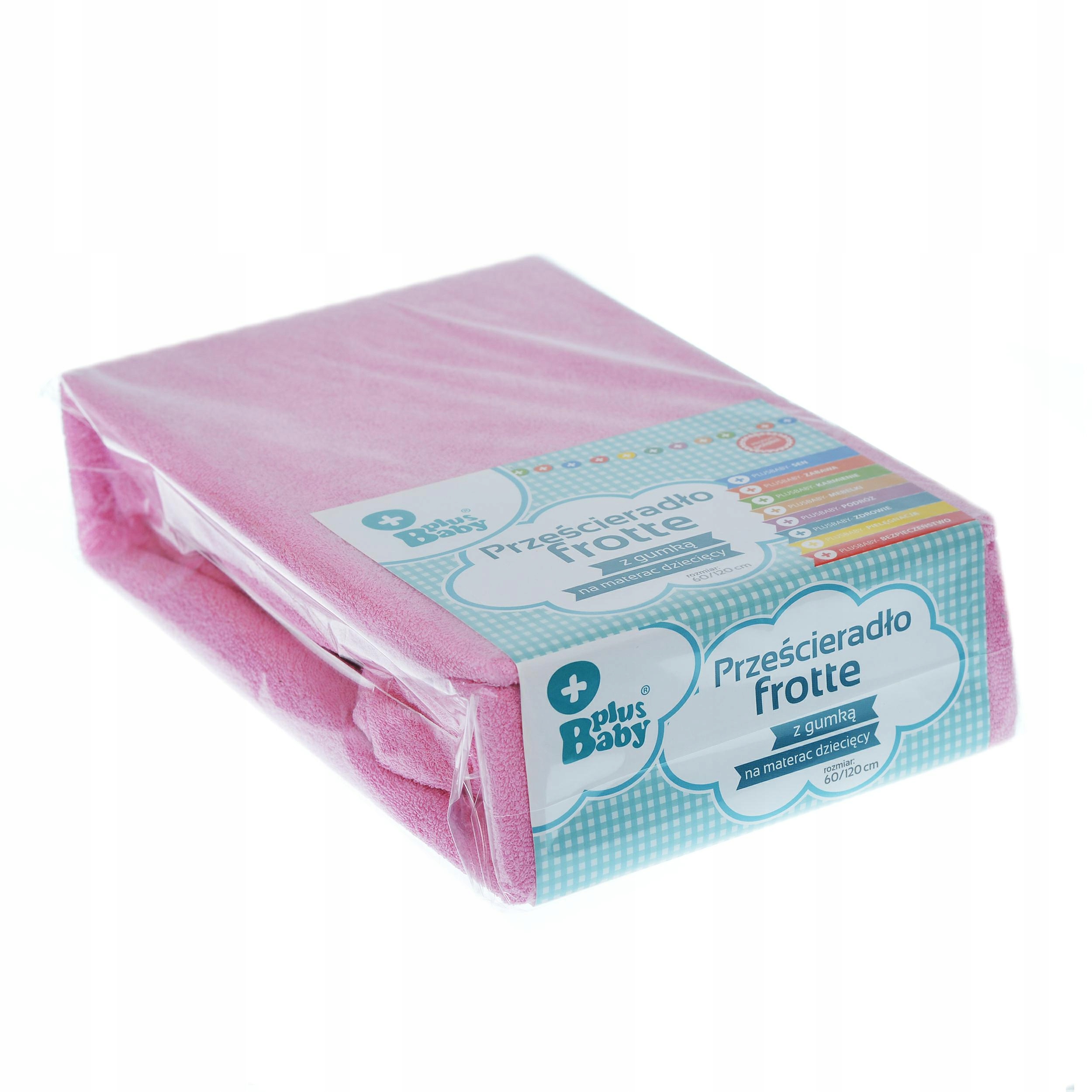 

Plusbaby prześcieradło frotte z gumką 120/60
