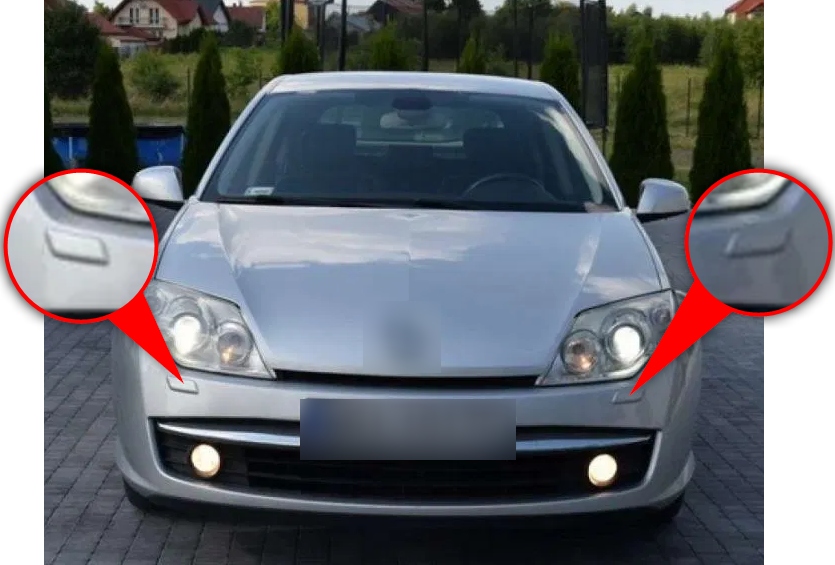 ZASLEPKA SPRYSKIWACZA DO RENAULT LAGUNA GT III Numer katalogowy części 286020002R 286410001R L P