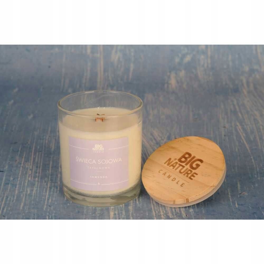 Świeca sojowa o zapachu LAWENDA 150g - BIG NATURE CANDLE — 4