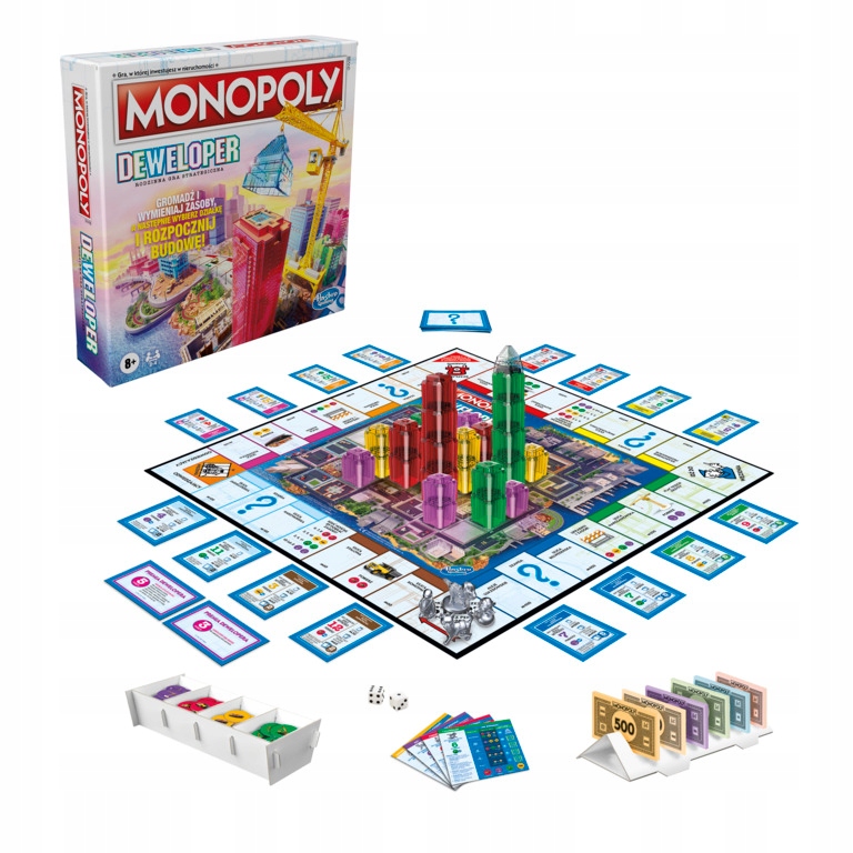 HASBRO GRA MONOPOLY BUILDER DEWELOPER PL F1696