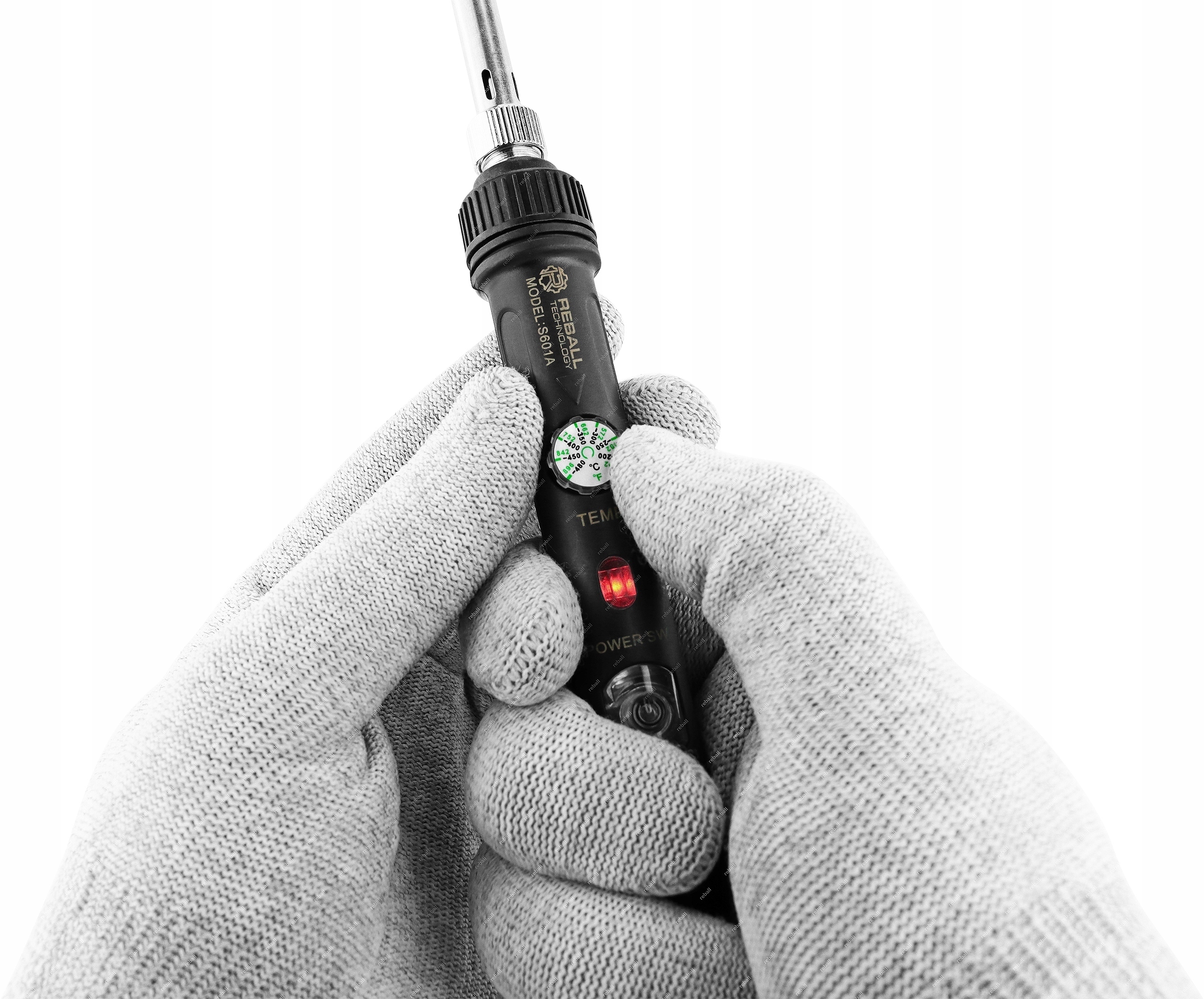 LUTOWNICA PRECYZYJNA S601A + GROT DO TAŚM FLEX LCD Zasilanie sieciowe