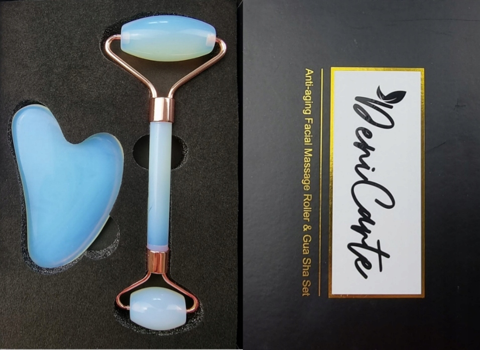 

Masażer Do Twarzy Opal Roller Gua Sha Box